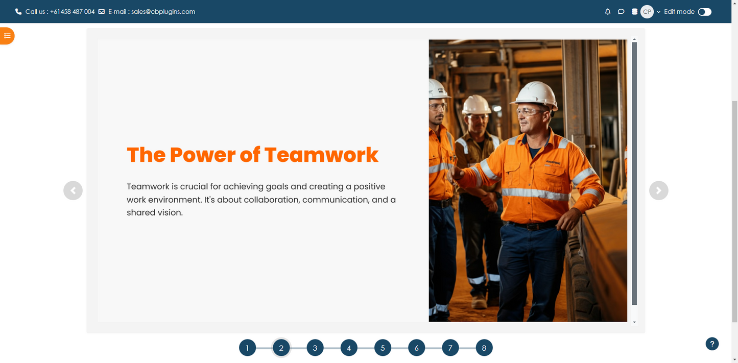Slides - Moodle Content Activity Plugin