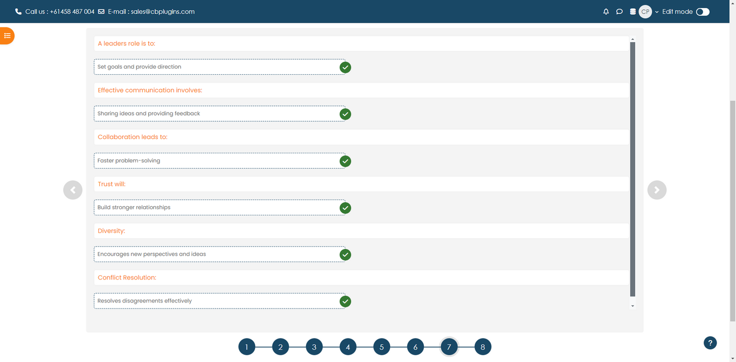 Slides - Moodle Content Activity Plugin