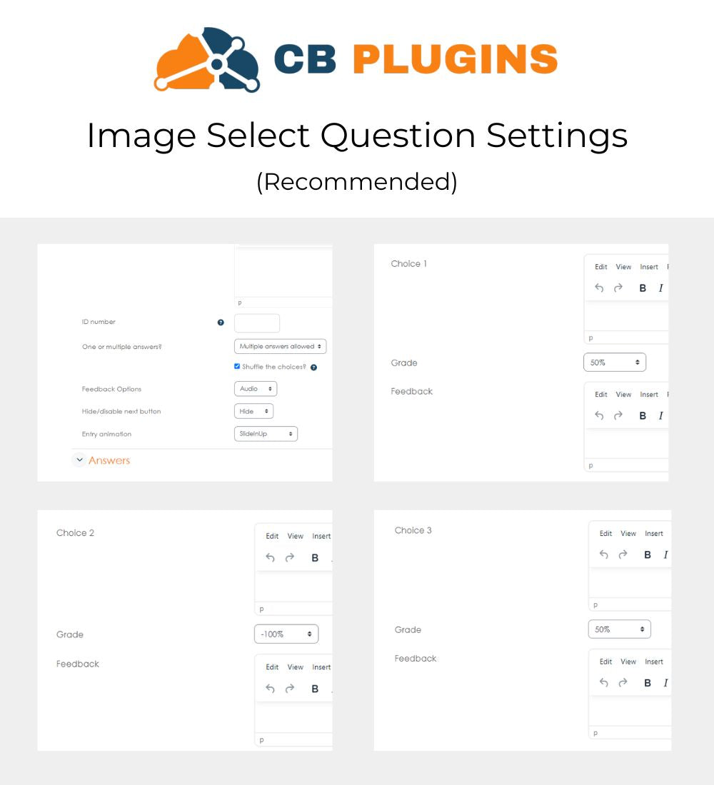 Image Select - Moodle Quiz Question Type Plugin