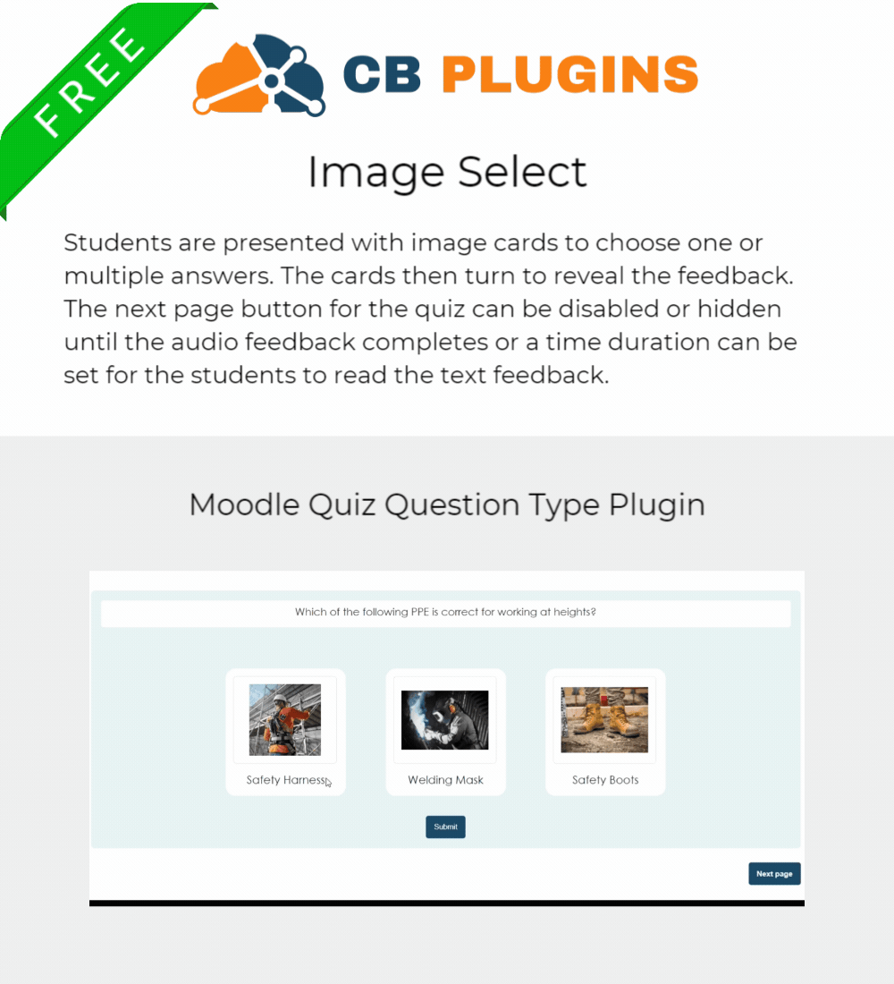 Image Select - Moodle Quiz Question Type Plugin