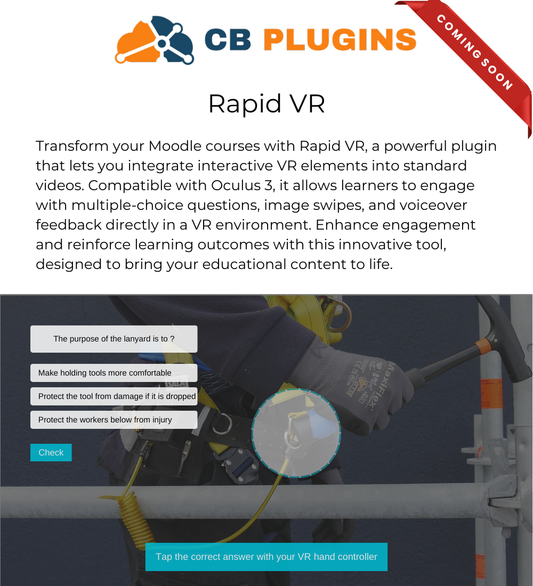 Rapid VR - Moodle Content Activity Plugin