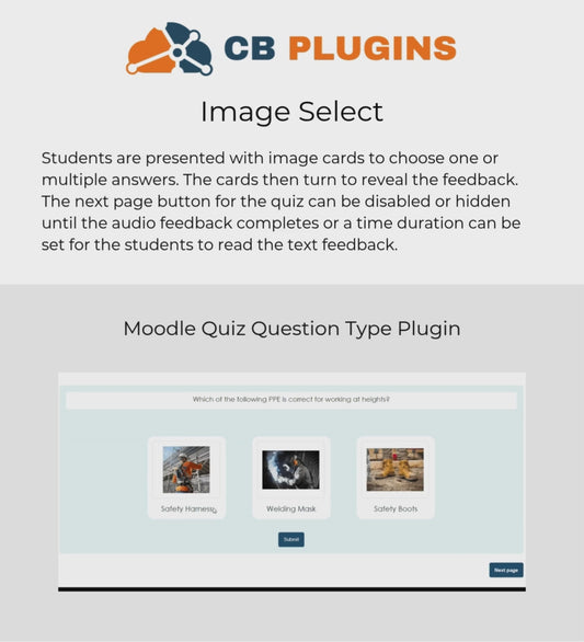 Image Select - Moodle Quiz Question Type Plugin